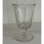 Vintage Celery Glass Vase