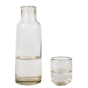 Bedside Water Carafe with Glass