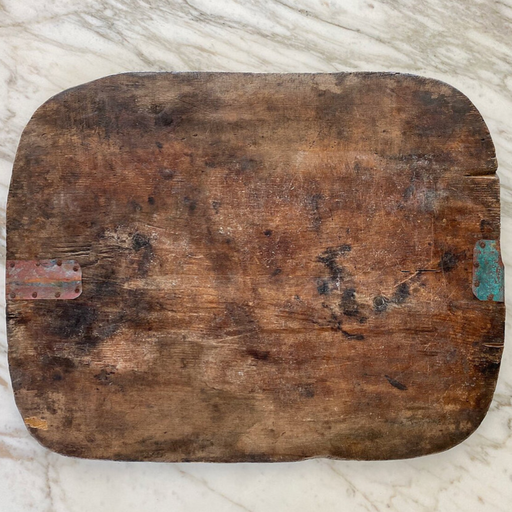 Large Old Wood Bread Board