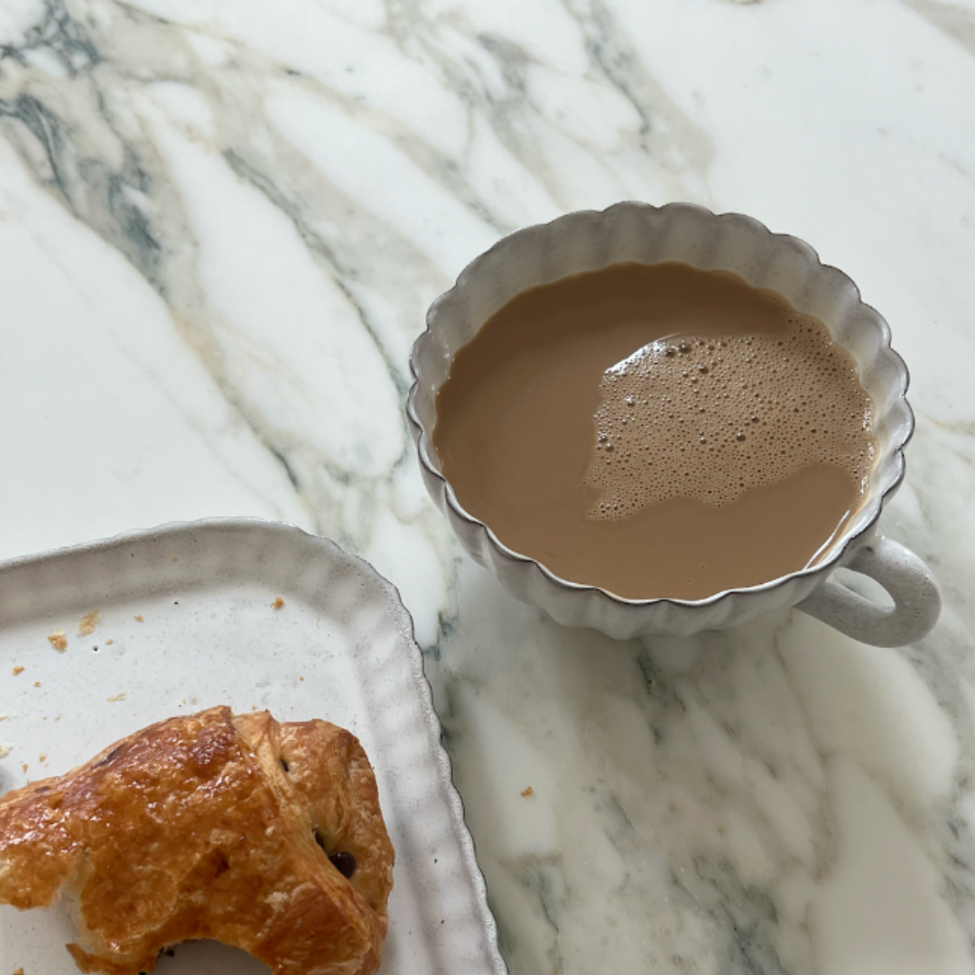 French Ceramic Large Scalloped Tea Cup – JZ Interior Designs